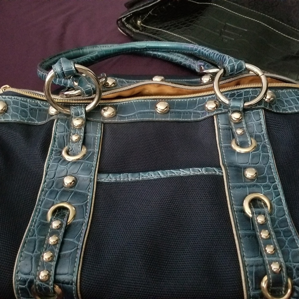 KATHY VAN ZEELAND LEATHER PURSE